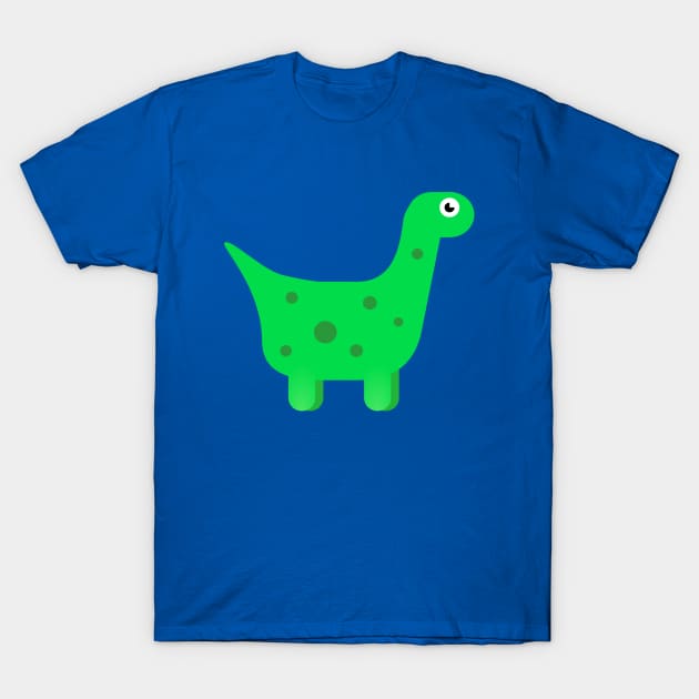 Adorable Green Dino Cartoon T-Shirt by PatrioTEEism